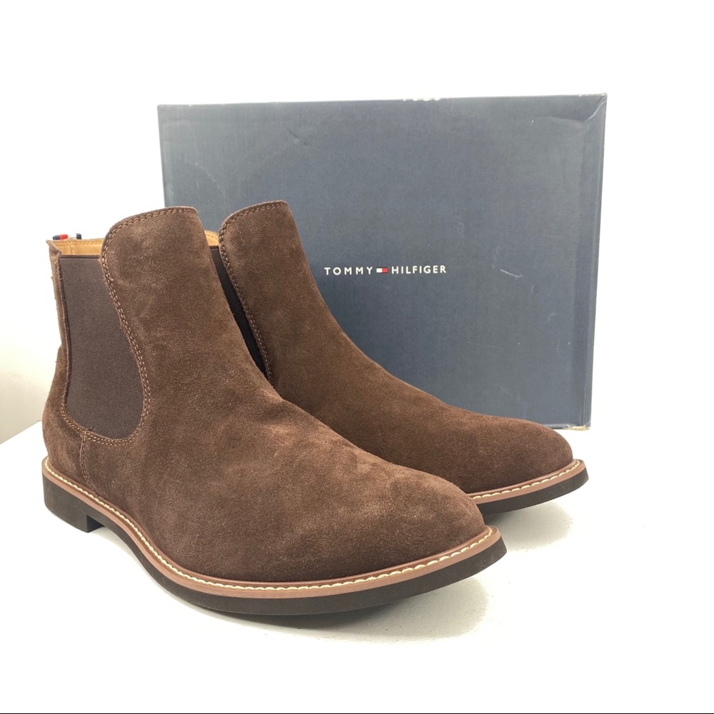 Tommy Hilfiger Pull On Brown Chukka Boots used